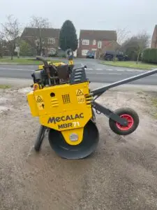 2018 Mecalac MBR71 Pedestrian Roller c/w Roller Trailer