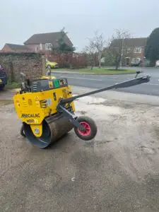 2018 Mecalac MBR71 Pedestrian Roller c/w Roller Trailer
