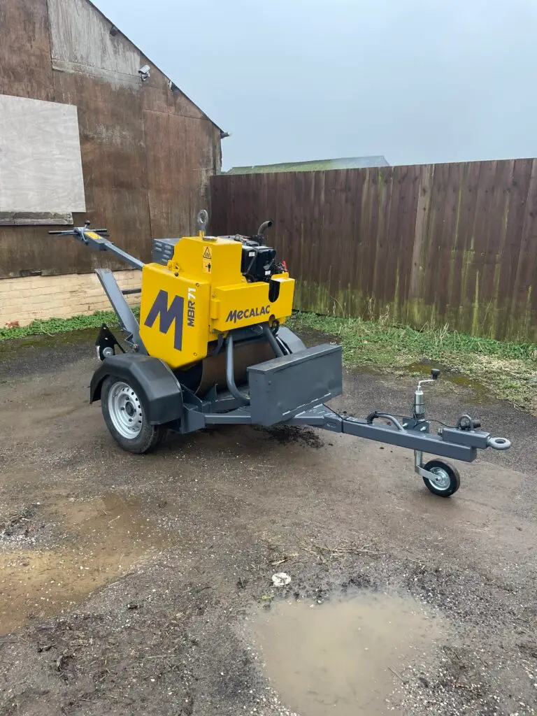 2018 Mecalac MBR71 Pedestrian Roller c/w Roller Trailer