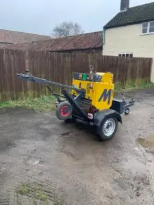 2018 Mecalac MBR71 Pedestrian Roller c/w Roller Trailer