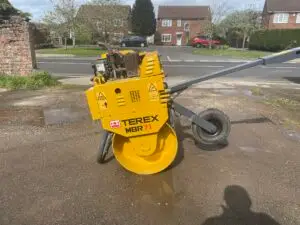2017 Terex MBR71 Pedestrian Roller c/w Roller Trailer