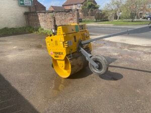 2017 Terex MBR71 Pedestrian Roller c/w Roller Trailer
