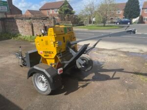 2017 Terex MBR71 Pedestrian Roller c/w Roller Trailer