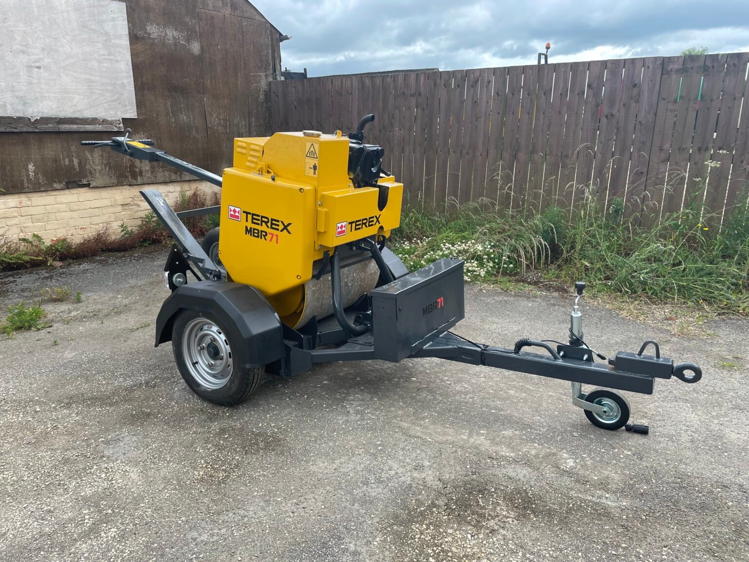 2016 Terex MBR71 Pedestrian Roller c/w Roller Trailer
