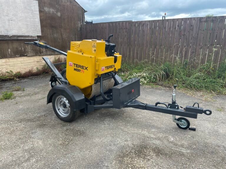 2016 Terex MBR71 Pedestrian Roller c/w Roller Trailer