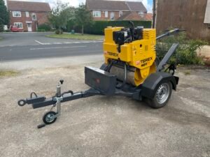 2016 Terex MBR71 Pedestrian Roller c/w Roller Trailer