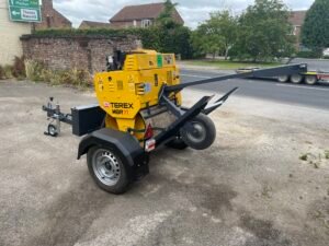2016 Terex MBR71 Pedestrian Roller c/w Roller Trailer