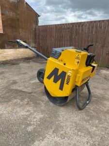 2018 Mecalac MBR71 Pedestrian Roller c/w Roller Trailer
