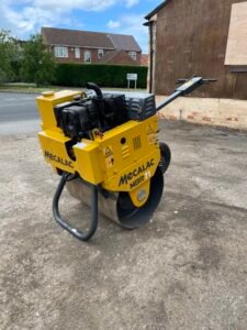 2018 Mecalac MBR71 Pedestrian Roller c/w Roller Trailer
