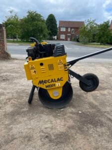 2018 Mecalac MBR71 Pedestrian Roller c/w Roller Trailer