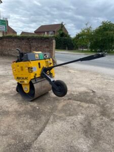 2018 Mecalac MBR71 Pedestrian Roller c/w Roller Trailer