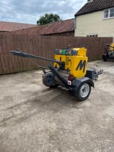 2018 Mecalac MBR71 Pedestrian Roller c/w Roller Trailer