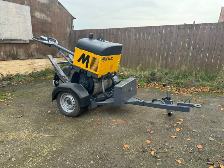 2019 Mecalac MBR71 Pedestrian Roller c/w Roller Trailer
