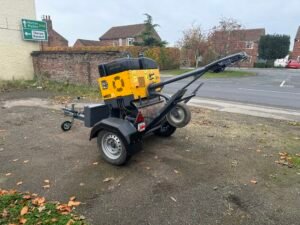 2019 Mecalac MBR71 Pedestrian Roller c/w Roller Trailer