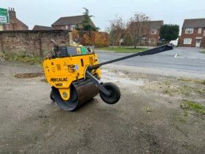 2018 Mecalac MBR71 Pedestrian Roller c/w Roller Trailer