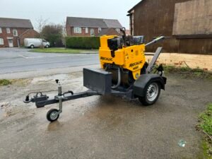 2018 Mecalac MBR71 Pedestrian Roller c/w Roller Trailer