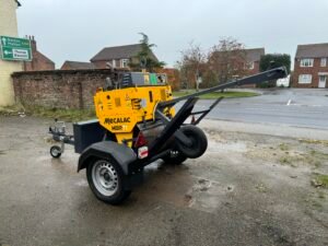 2018 Mecalac MBR71 Pedestrian Roller c/w Roller Trailer