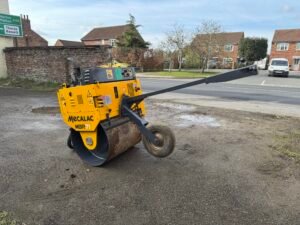2018 Mecalac MBR71 Pedestrian Roller c/w Roller Trailer