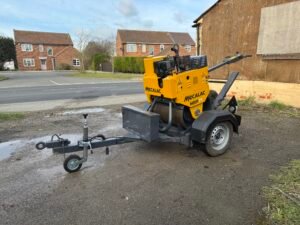2018 Mecalac MBR71 Pedestrian Roller c/w Roller Trailer