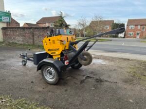 2018 Mecalac MBR71 Pedestrian Roller c/w Roller Trailer