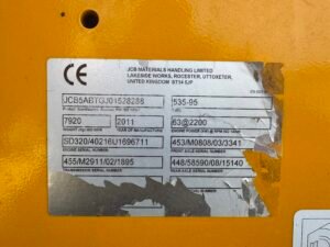 2011 61 JCB 535-95 Telehandler c/w Pallet Forks