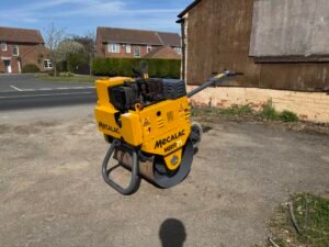 2018 Mecalac MBR71 Pedestrian Roller c/w Roller Trailer