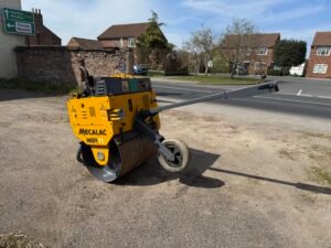 2018 Mecalac MBR71 Pedestrian Roller c/w Roller Trailer