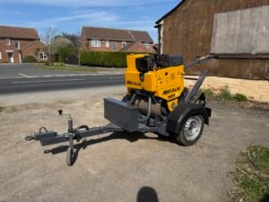 2018 Mecalac MBR71 Pedestrian Roller c/w Roller Trailer