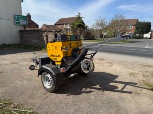 2018 Mecalac MBR71 Pedestrian Roller c/w Roller Trailer