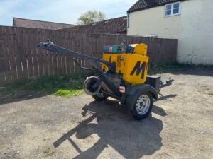 2018 Mecalac MBR71 Pedestrian Roller c/w Roller Trailer
