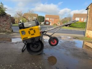 2019 Mecalac MBR71 Pedestrian Roller c/w Roller Trailer