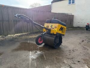 2019 Mecalac MBR71 Pedestrian Roller c/w Roller Trailer