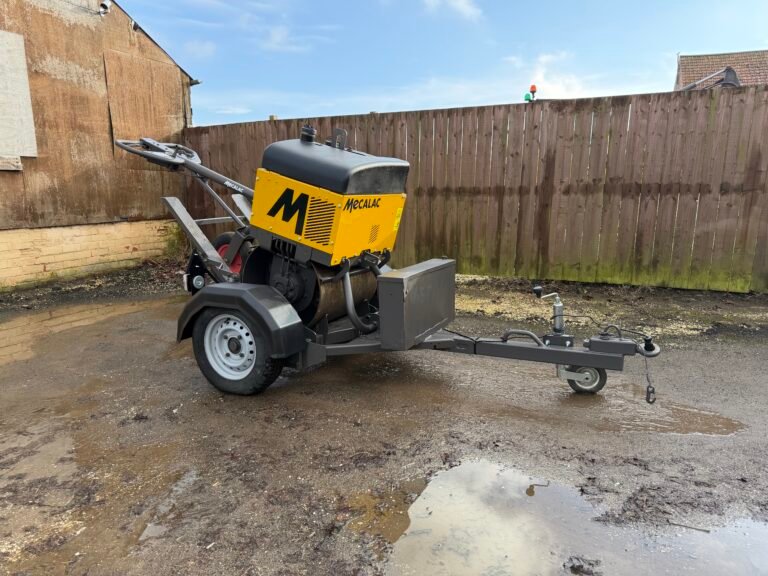 2019 Mecalac MBR71 Pedestrian Roller c/w Roller Trailer