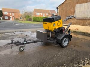 2019 Mecalac MBR71 Pedestrian Roller c/w Roller Trailer