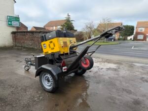 2019 Mecalac MBR71 Pedestrian Roller c/w Roller Trailer