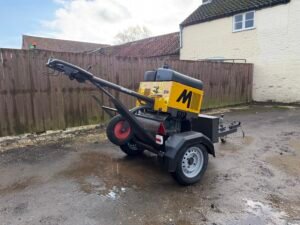 2019 Mecalac MBR71 Pedestrian Roller c/w Roller Trailer