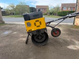 2020 Mecalac MBR71 Pedestrian Roller c/w Roller Trailer