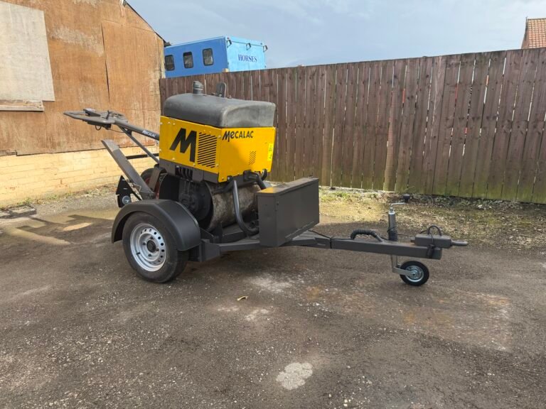 2020 Mecalac MBR71 Pedestrian Roller c/w Roller Trailer