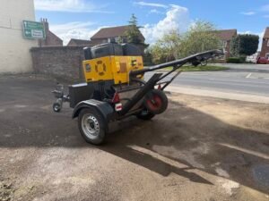 2020 Mecalac MBR71 Pedestrian Roller c/w Roller Trailer