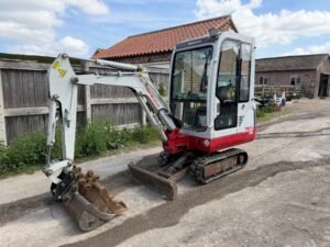 2007 Takeuchi TB014 1.5 Tonne Mini Digger Excavator