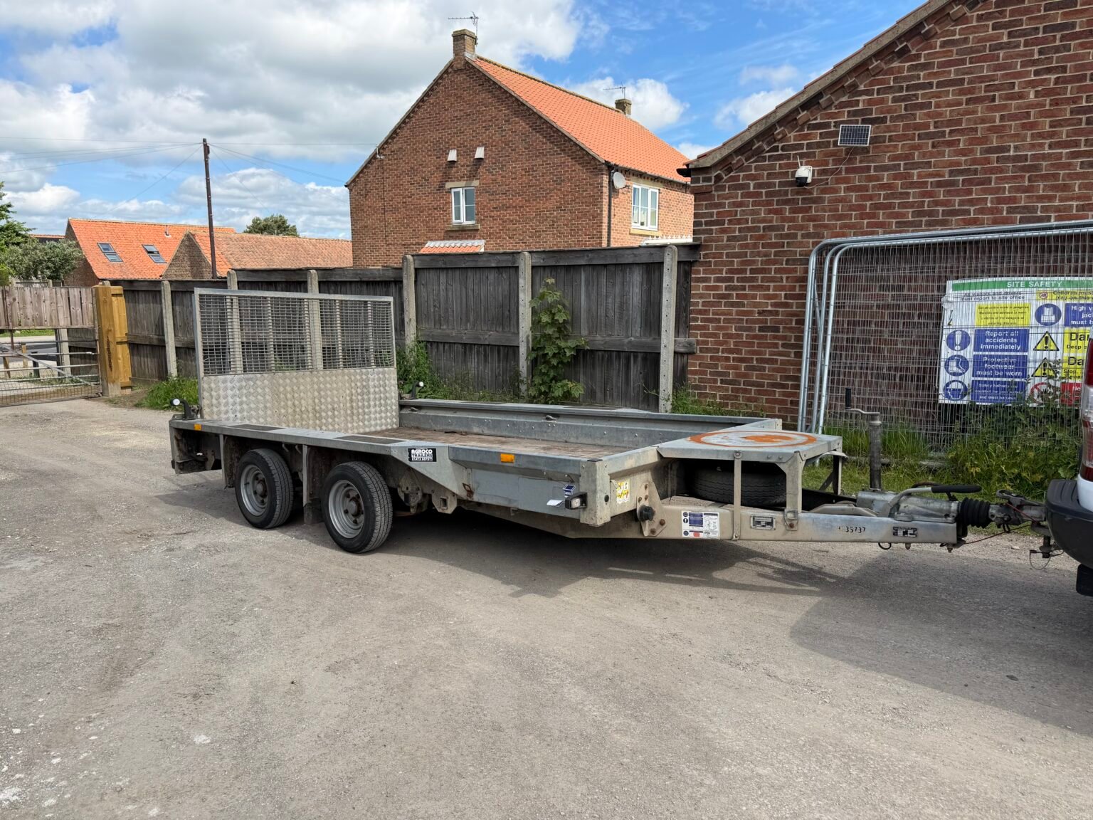 2017 Ifor Williams GX126 3.5 Tonne Plant Trailer
